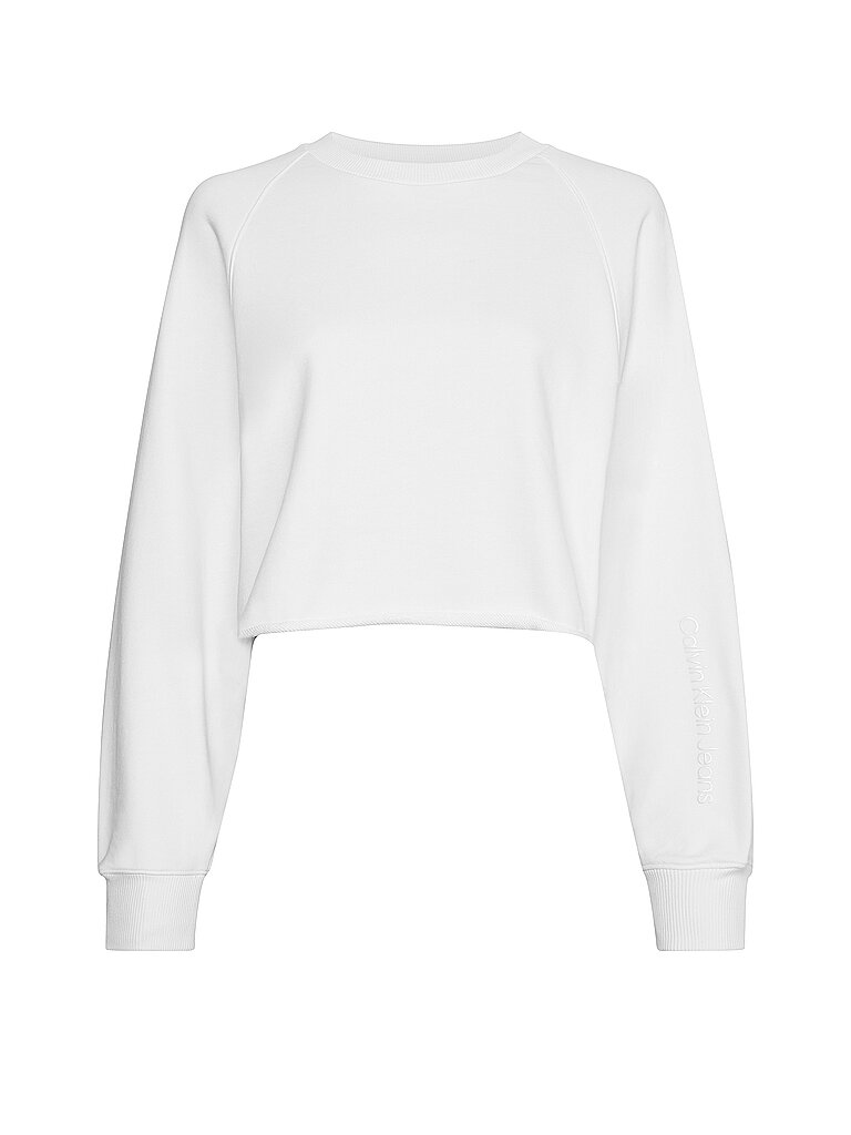 CALVIN KLEIN JEANS Sweater weiß | M